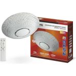 Светодиодный светильник IN HOME COMFORT CRYSTAL 55Вт 230В 3000-6500K 4400Лм 400x100мм пульт ДУ 4690612034898 (артикул 18508231) – фото 1