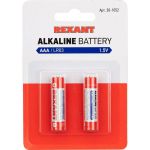 Алкалиновая батарейка REXANT AAA, LR03 2 шт 30-1052 (артикул 20899791) – фото 1