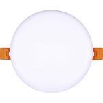 Встраиваемый светильник Ecola LED downlight Круглый безрам даунлайт с драйвером 18W 220V 4200K 120x30 DFRV18ELC (артикул 16223621) – фото 1