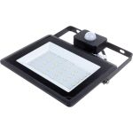 Светодиодный прожектор IEK СДО 06-50Д, черный, с датчиком движения, IP54, 6500K LPDO602-50-65-K02 (артикул 16459768) – фото 1