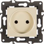 Розетка ЭРА 12-2105-02 2P, 16A-250В, IP20, слоновая кость Б0018255 (артикул 15840952) – фото 1