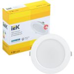 Светильник IEK ДВО 1612, LED, белый, круг, 9Вт, 4000К, IP20 LDVO0-1612-09-4000-K01 (артикул 16523786) – фото 1