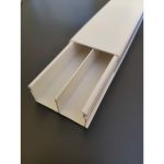 Кабельный канал SPL 40x20x2000мм с перегородкой, белый, 20 шт. 040011S (артикул 23959485) – фото 1