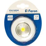 Светодиодный светильник-кнопка FERON белый, FN1204 23373 (артикул 15928525) – фото 1