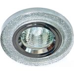 Потолочный светильник FERON MR16 G5.3 мерцающее серебро, серебро, 8060-2 19708 (артикул 15929194) – фото 1