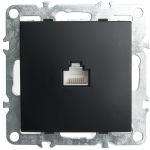 Компьютерная 1-местная розетка RJ-45 STEKKER (механизм), серия Эрна, PST00-91 49151 (артикул 27103916) – фото 1
