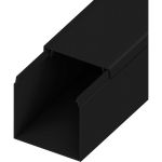 Кабель-канал AGIS ПВХ 40x40 мм Черный 60.03.40.40.200 (артикул 25582545) – фото 1