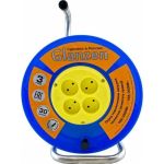 Силовой удлинитель на катушке Glanzen 4 гнезда ПВС 2x0,75 арт. EB-30-014 00-00006723 (артикул 21241102) – фото 1