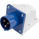 Стационарная вилка EKF PROxima 513, 2Р+РЕ, 16А, 220В, IP44, SQ ps-513-16-220 (артикул 16050751) – фото 1
