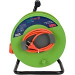 Садовый удлинитель на катушке truEnergy кабель ПВС 2x1,5 мм2 50 м 15508 (артикул 20872671) – фото 1