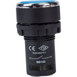 Нажимная кнопка Emas моноблочная 22 мм, IP 40, 1НО MB100DM (артикул 16881511) – фото 1