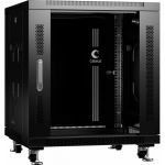 Телекоммуникационный монтажный шкаф Cabeus 19 напольный для оборудования 12U SH-05C-12U60/60-BK (артикул 16315572) – фото 1