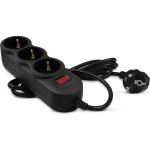 Фильтр SVEN SF-03L 3.0м, 3 розетки, черный SV-015039 (артикул 15694029) – фото 1