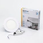 Светодиодный встраиваемый светильник ФОТОН круглый CLI- 6W2700K-R 24711 (артикул 21380188) – фото 1
