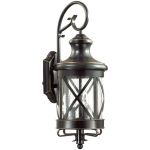 Уличный настенный светильник ODEON LIGHT, стекло E14 3х60W SATION 4045/3W (артикул 17693375) – фото 1