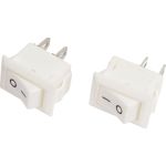 Клавиша Nord-Yada 250V 3А Micro белая (2контакта) ON-OFF (2шт в упаковке) 905463 (артикул 19812370) – фото 1