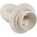 Патрон General Lighting Systems GLH-E14-HRP-H-W-R термопластик, Е14 подвесной с кольцом белый 474009 (артикул 21370438) – фото 1