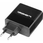 Блок питания IPPON CW45 автоматический, 45W, 5V-20V, 3A, 1xUSB, 5A, от бытовой электросети, 1 штука в упаковке 1402820 (артикул 24895161) – фото 1