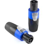 Кабельный 4-контактный разъем типа спикон PROCAST cable M-SP4NC SPEAKON-male НФ-00000437 (артикул 22556031) – фото 1