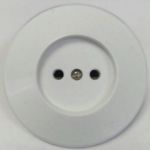 Круглая розетка ООО Ливны-Электро РС 10-008 белая РС 1814 (артикул 25432119) – фото 1