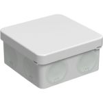 Распределительная коробка GREENEL о/п, 2К, HF, УФ 80x80x40мм IP67 (60 шт) цвет-серый GE42435 (артикул 26639840) – фото 1