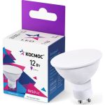 Светодиодная лампа КОСМОС GU10 12W 174-265V 6500K, LkecLED12wGU10C65 (артикул 26660270) – фото 1