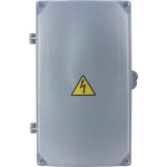 Пластиковый корпус с монтажной панелью KRZMI Solid ЩМПпл-3 глухая дверь 368x200x117 IP55 4651117991390 (артикул 22349013) – фото 1