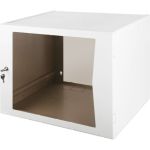 Настенный шкаф КДДС 19" 6U со стеклянной дверцей 00000000047 (артикул 23554227) – фото 1