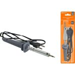 Электрический паяльник TDM ПЭ-40 с жалом типа ""конус"", в комплекте подставка, 40 Вт, ""Гранит"" SQ1025-0201 (артикул 16894201) – фото 1