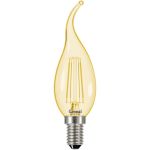 Светодиодная лампа General Lighting Systems FIL Свеча на ветру CWS-7W-E14 золотое стекло 649931 (артикул 16165298) – фото 1