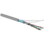 Кабель Hyperline FUTP4-C5E-P26-IN-LSZH-GY-100 (100 м) витая пара, экранированная F/UTP 243623 (артикул 19566456) – фото 1