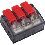 Клемма EKF СМК 221-413, 3 отверстия, 0.2-4.0мм2, 100шт, PROxima SQ plc-smk-221-413 (артикул 16040414) – фото 1