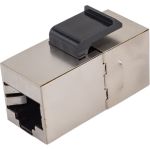 Проходной экранированный адаптер формата Keystone Cabeus RJ45-RJ45 (8p8c), категория 6, CA-KJ-8p8c-C6-SH (артикул 26008361) – фото 1