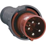 Электрическая кабельная вилка IEK 63А 3P+E+N 380В IP54 035 ИЭК PSR02-063-5 (артикул 15164577) – фото 1