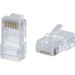 Универсальный коннектор RJ-45 Cabeus быстрой установки под витую пару, категория 5e, (для одножильного и многожильного кабеля) 100 шт 8P8C-FC (артикул 26009081) – фото 1