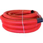 Гофрированная двустенная труба EKF ПНД, d160, с зондом, красная, PROxima tg2st-160-50m (артикул 16363792) – фото 1
