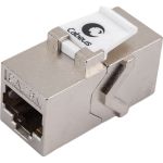 Проходной адаптер Cabeus RJ45-RJ45 (8p8c), категория 6a, экранированный CA-8p8c-C6a-SH (артикул 26008403) – фото 1