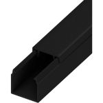 Кабель-канал AGIS ПВХ 12x12 мм Черный 60.03.12.12.200 (артикул 25582899) – фото 1