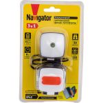 Фонарь NPT-H26-ACCU налоб. 1CREE LED 5 Вт+4LED 1Вт, 3 реж, Li-pol Navigator 80340 (артикул 20682963) – фото 1