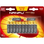 Батарейка NANFU alkaline aaa 10+2шт./бл 6901826017774 (артикул 26750600) – фото 1