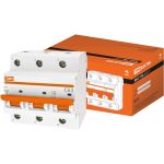 Автоматический выключатель TDM ВА47-100 3Р 63А 10кА С SQ0207-0075 (артикул 15498872) – фото 1