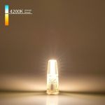 Светодиодная лампа Elektrostandard BLG412 G4 LED 3W 12V 360° 4200K a049615 (артикул 16457021) – фото 1