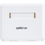Корпус настенной розетки WRline WR-MB-2 для установки 2-х вставок типа Keystone Jack, цвет белый 505220 (артикул 26747024) – фото 1