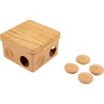 Распаячная коробка IEK км 80x80x50мм о/к ip54 7 вв. сосна UKO31-080-080-050-K34-54 (артикул 26721188) – фото 1