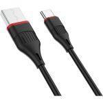USB-кабель Borofone BX17 Enjoy AM-Type-C 1 метр, 3A, ПВХ, черный 23752-BX17tBK (артикул 25154211) – фото 1