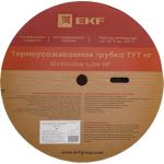 EKF Трубка термоусаживаемая ТУТ 8/4 черная рулон 100 метров tut-8-b (артикул 15224440) – фото 1