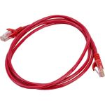 Патч-корд ExeGate UTP-RJ45-RJ45-5e-1,5M-RD, UTP, cat.5e, 1.5м, красный 258670 (артикул 17617914) – фото 1