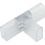 Т-образный контактный соединитель для светодиодных лент NEON 220В Uniel CLEAR 010 POLYBAG UL-00004461 (артикул 23274135) – фото 1