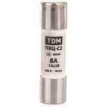 Плавкая вставка TDM ПВЦ-С2 10х38 8А SQ0729-0006 (артикул 15740081) – фото 1