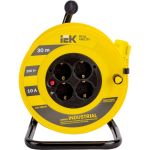Удлинитель на катушке с термозащитой 4х30м УК30 3х1.0 IEK Industrial WKP14-10-04-30 277736 (артикул 15526891) – фото 1
